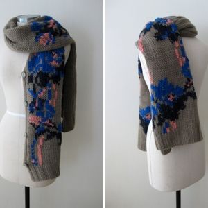 Lucia Delphinium Shawl Sweater Amalialad